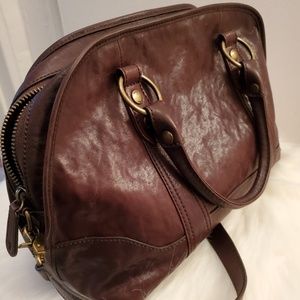 🔥👑🔥NWOT Frye Women's Lucy Domed Satchel